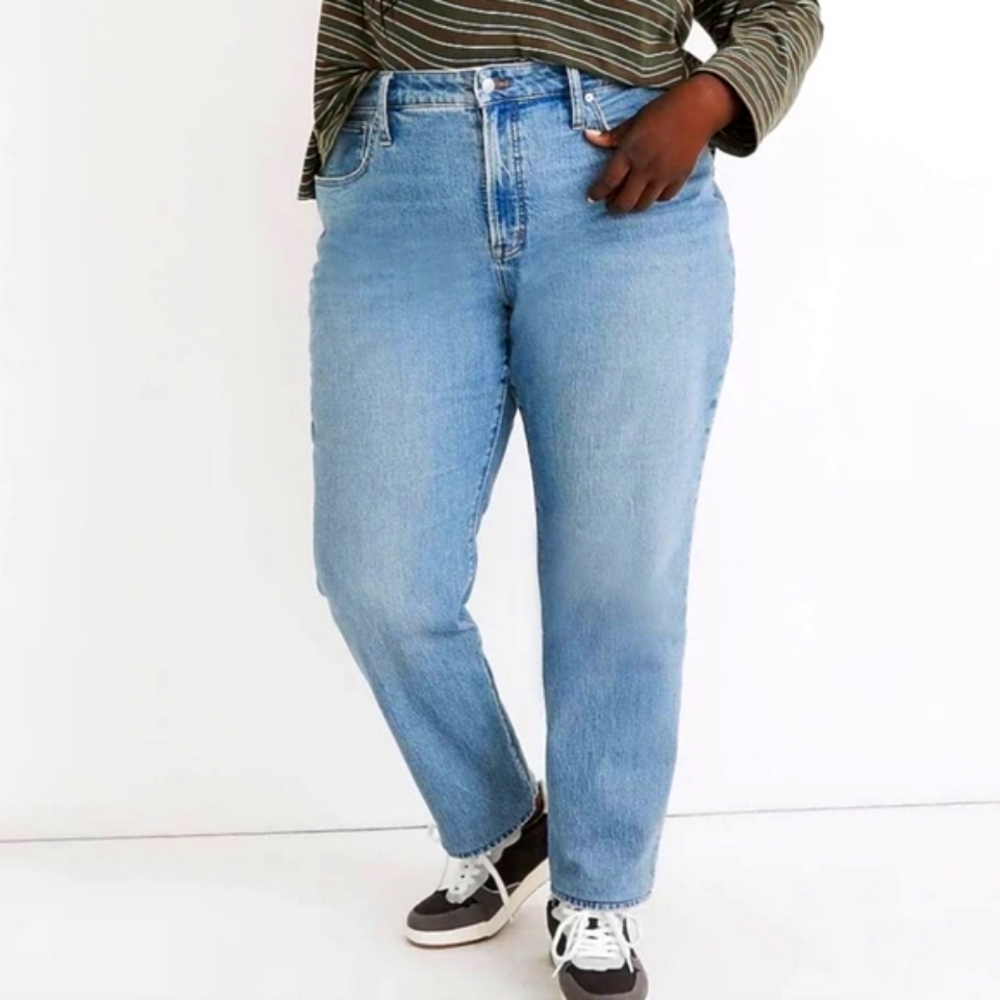 Madewell Women's Straight Leg Jeans - Light Blue